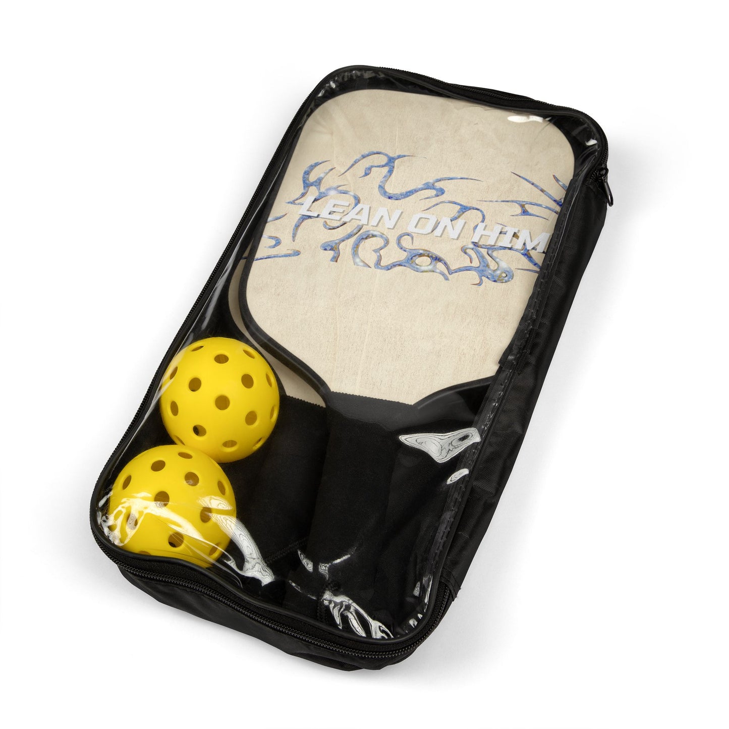"LEAN ON HIM" PICKLE BALL PADDLE SET