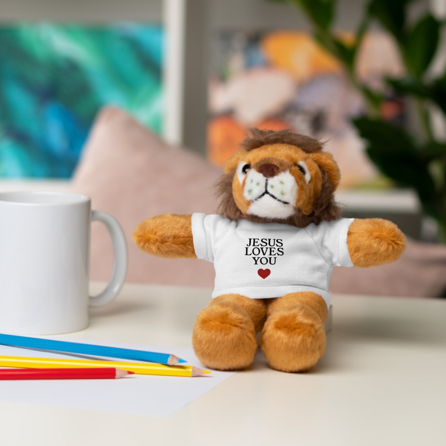 "Jesus Loves You" Stuffed Animals