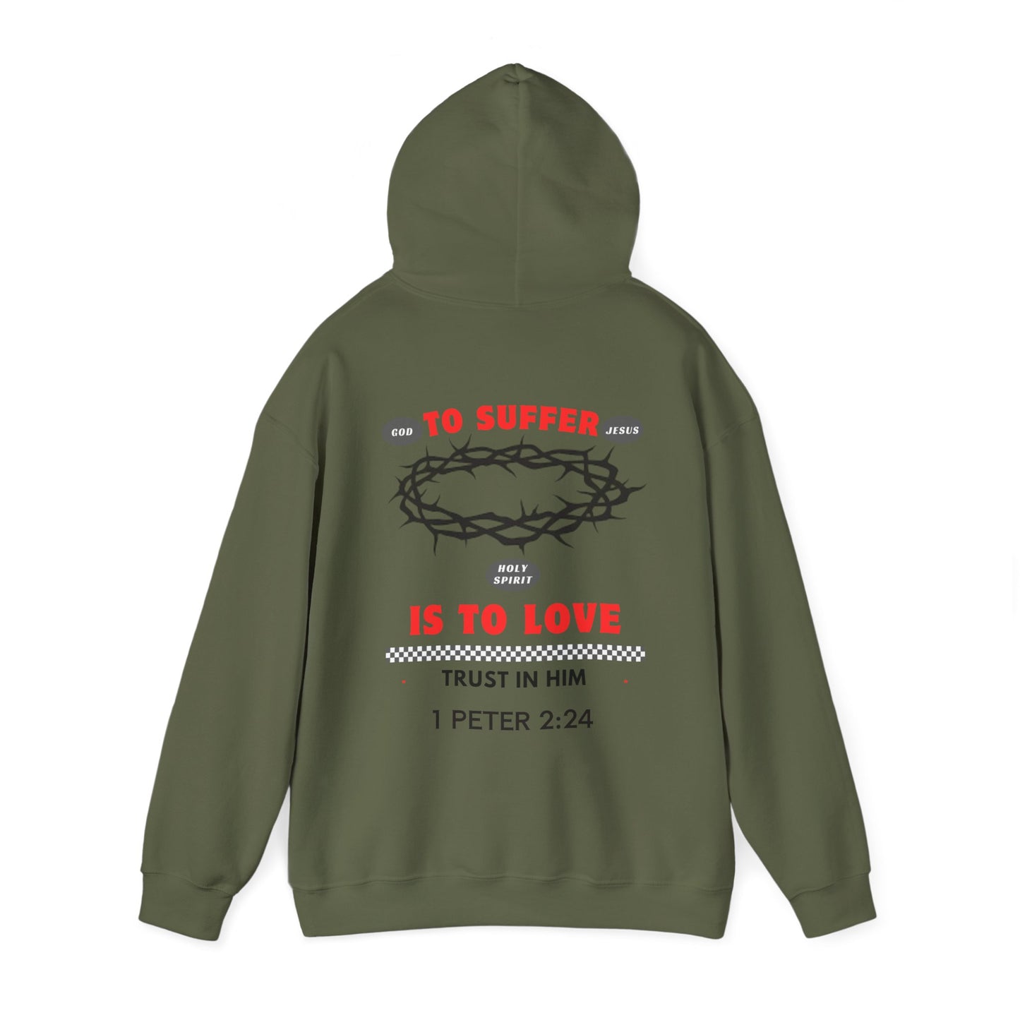 “TO SUFFER IS TO LOVE” HOODIE