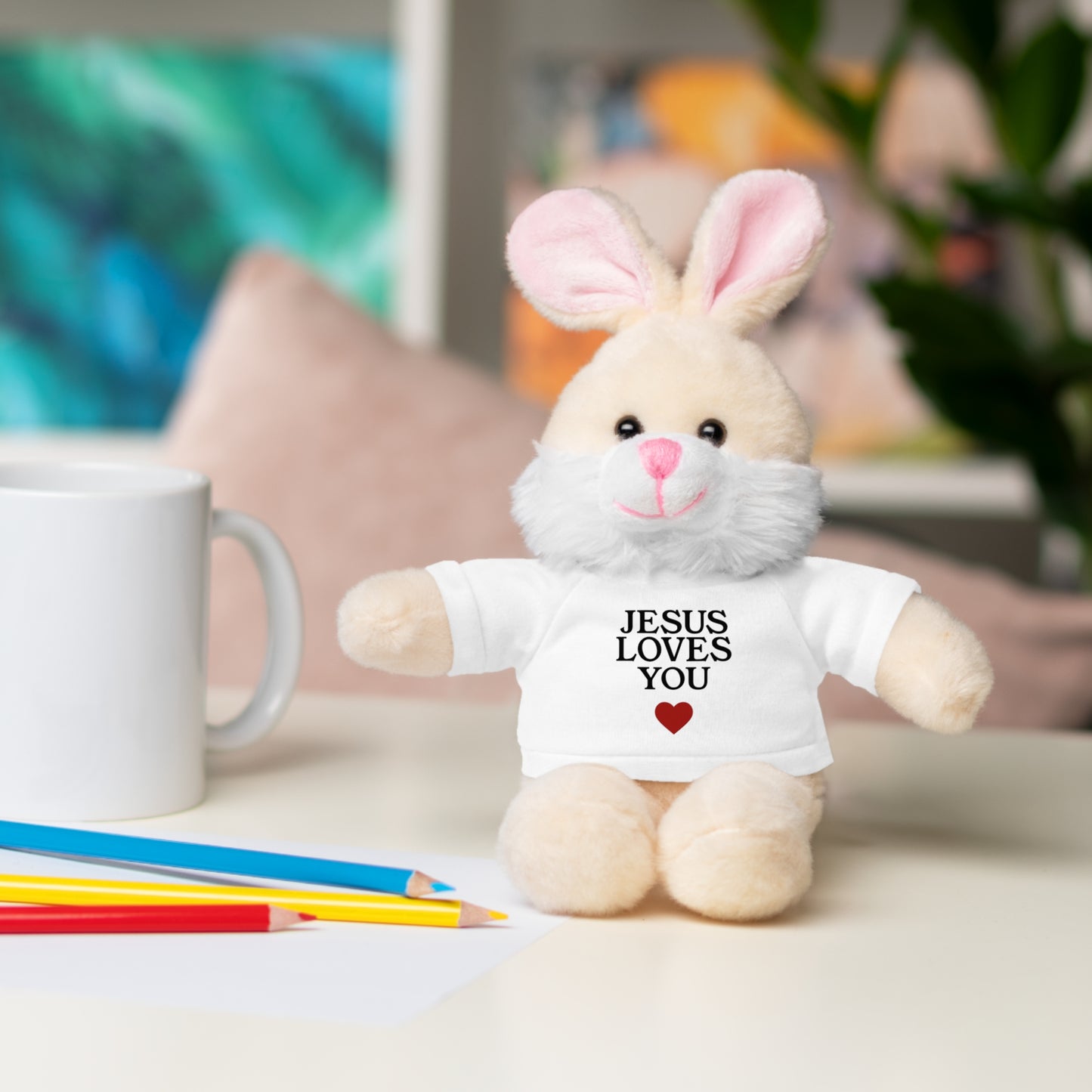 "Jesus Loves You" Stuffed Animals