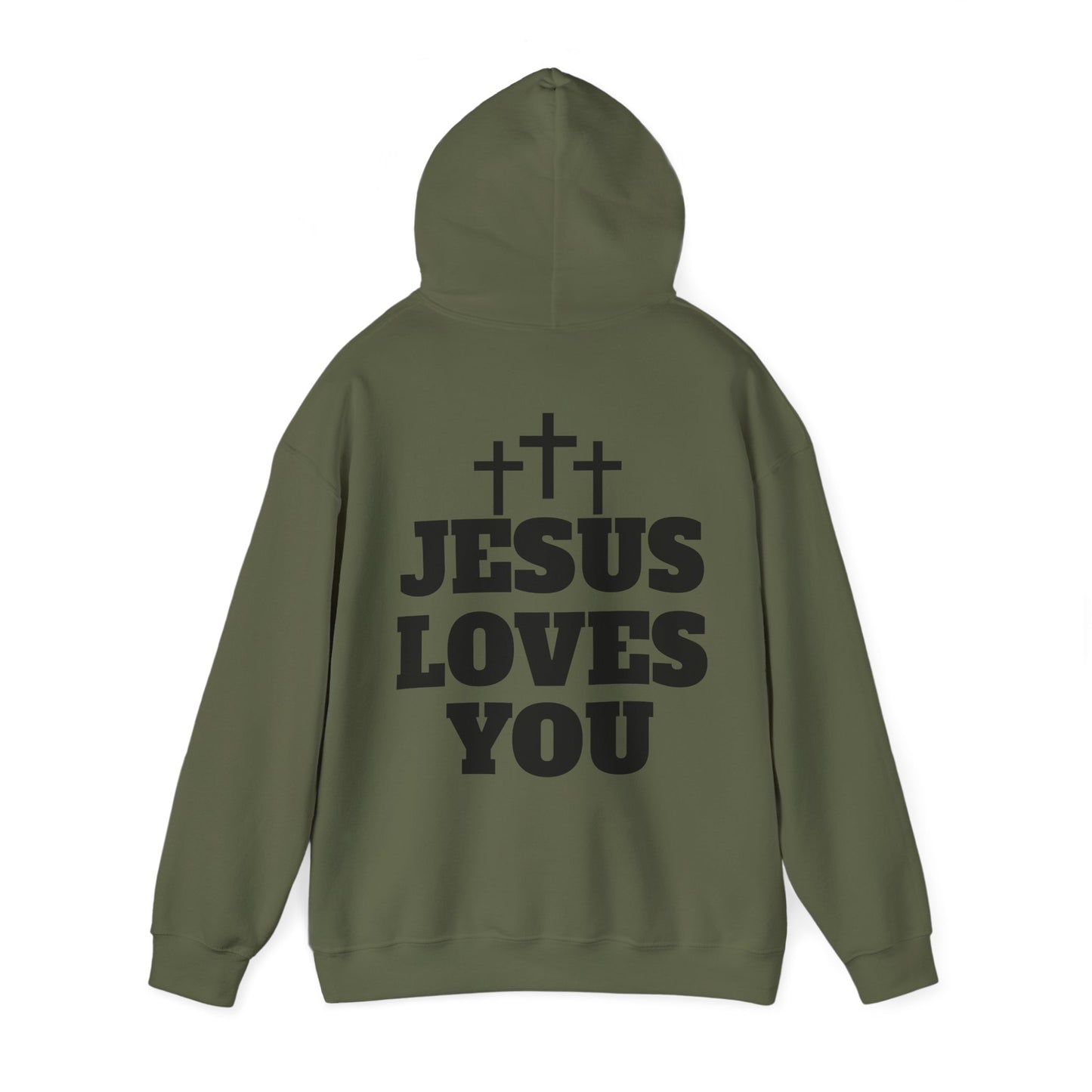 "JESUS LOVES YOU" HOODIE