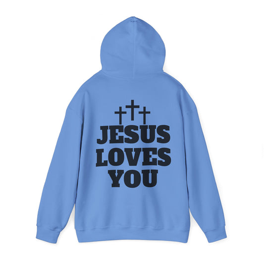 "JESUS LOVES YOU" HOODIE