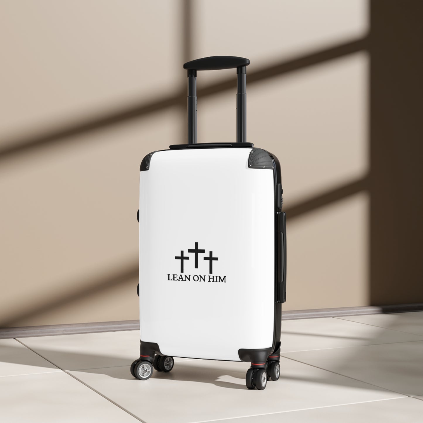 "Lean On Him" Suit Case