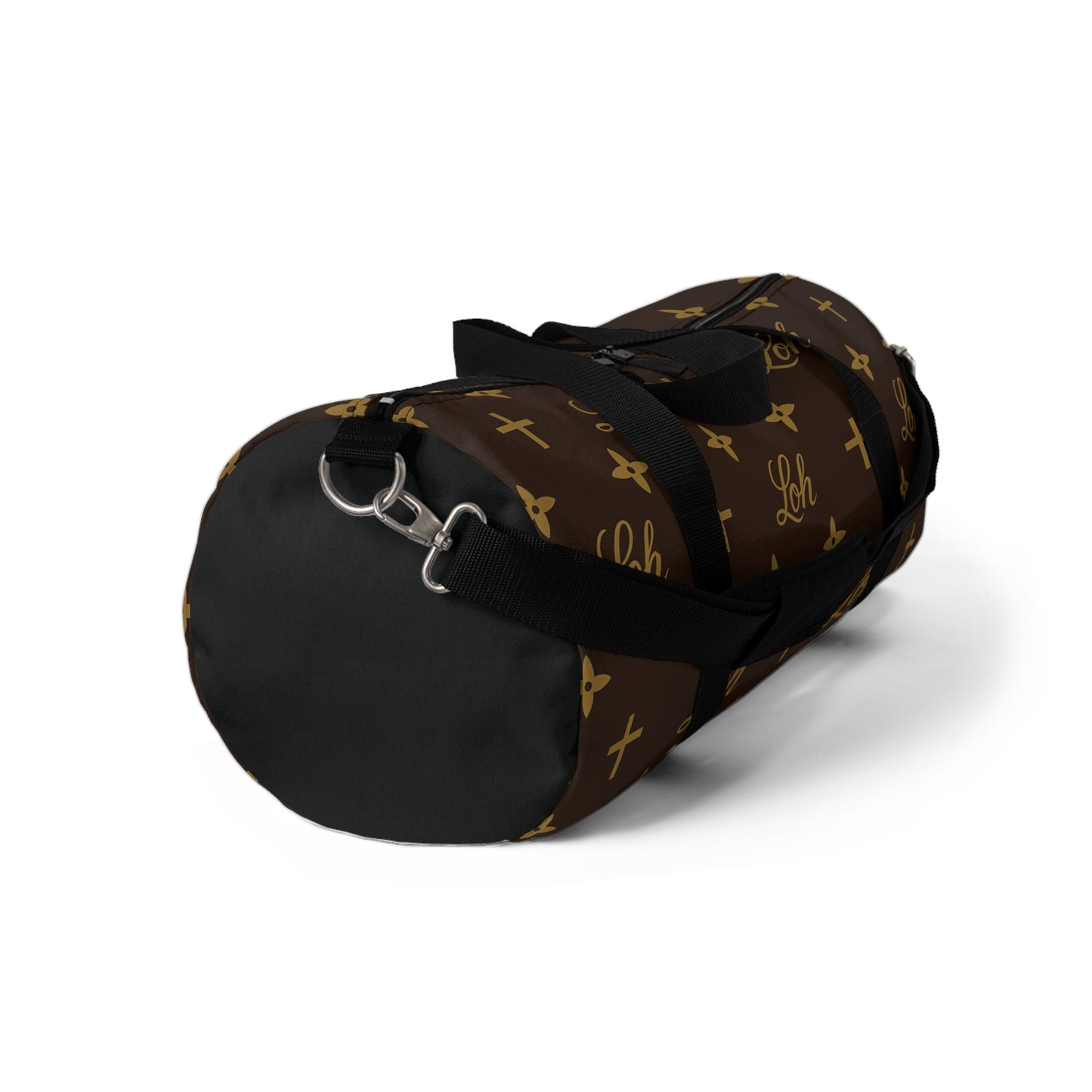 LEAN ON HIM MONOGRAM DUFFEL BAG